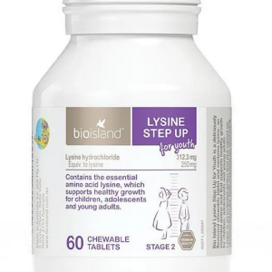 Bio Island Lysine Step Up for Youth 60 Chewable tablets