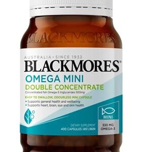 Blackmores DOUBLE Concentrate Fish Oil 400 Mini Capsules