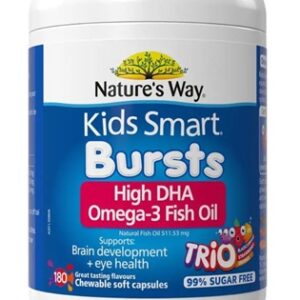 Nature's Way Kids Smart Omega3 Fish Oil Trio 180 Capsules