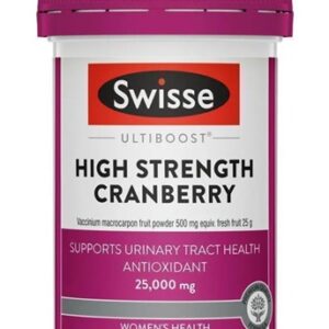 Swisse Ultiboost High Strength Cranberry 25,000mg 30 Capsules