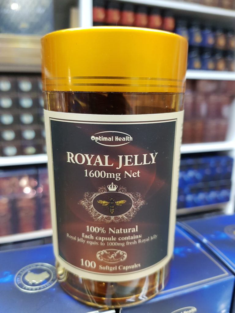 Optimal Health Royal Jelly 100 Capsules GMP HEALTH AUSTRALIA Luxury Kingdom Health, Beauty