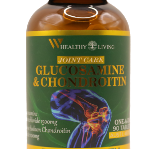 WHealthy Living Joint Care Glucosamine & Chondroitin 90 Tablets (AUST L 487177) Made in Australia